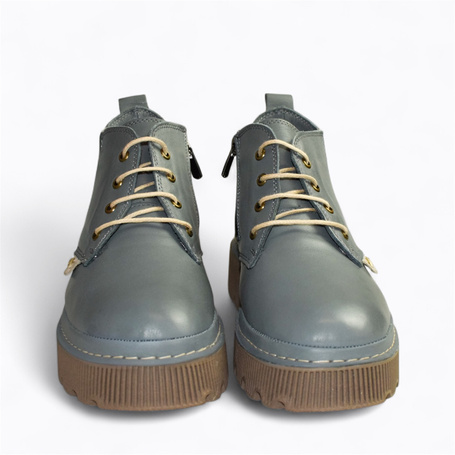 Markena Women's Leather Denim Boots