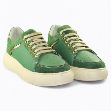 Feralda Women's Mint Leather Sneakers