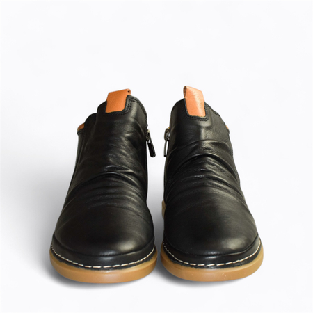 CZARNE TRZEWIKI DAMSKIE RENATIA