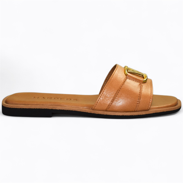 Yorelli Women's Red Leather Flip-Flops
