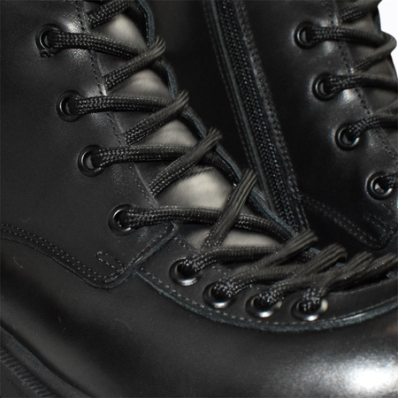 SKÓRZANE CZARNE TRZEWIKI DAMSKIE ORESTIA