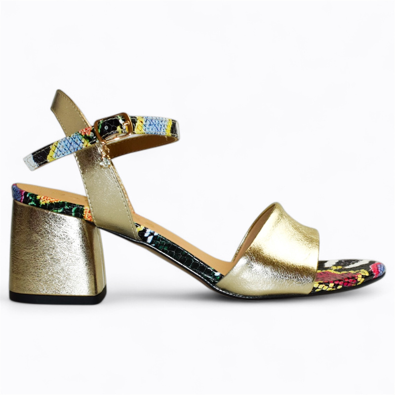 BIANCA WOMEN'S GOLD SANDALS