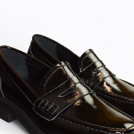 SKÓRZANE CZARNE PÓŁBUTY DAMSKIE GABELIA