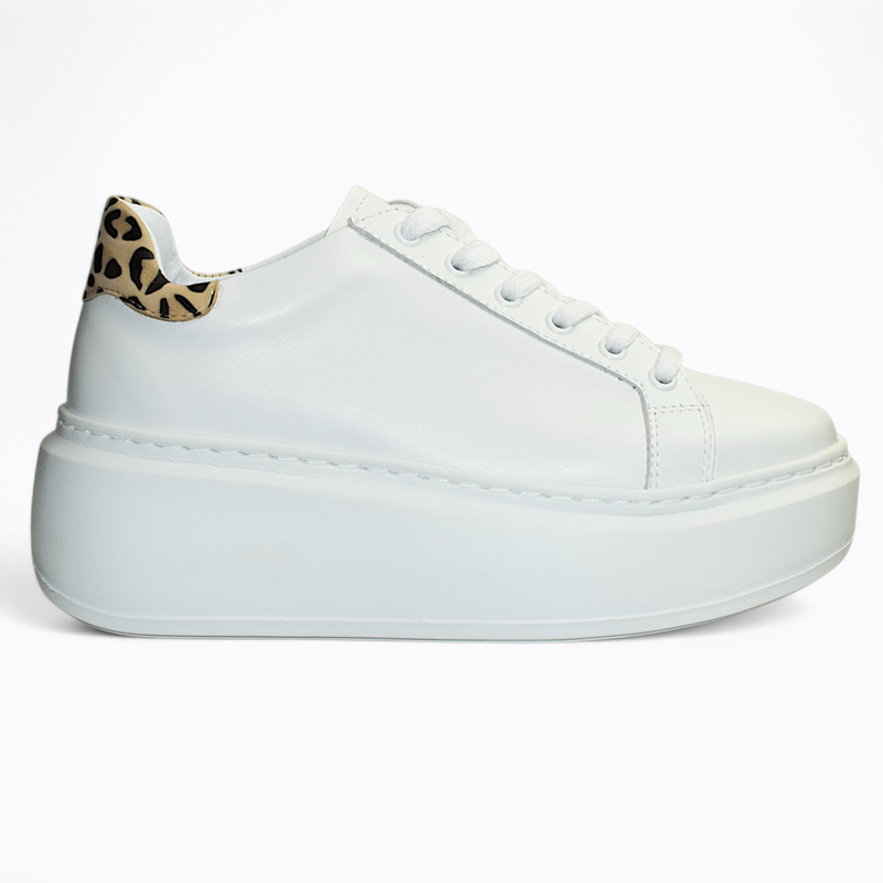 BIAŁE SNEAKERSY DAMSKIE FERRA