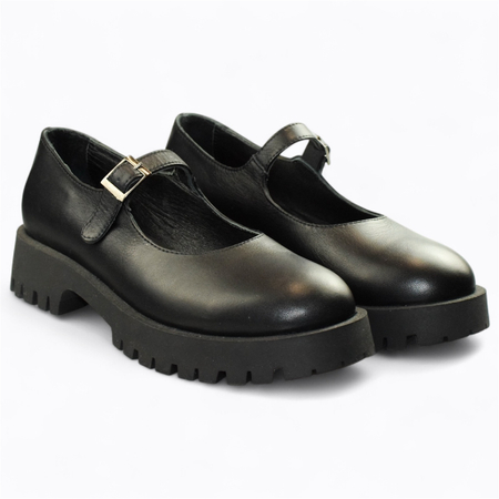 CZARNE PÓŁBUTY DAMSKIE GARINIA