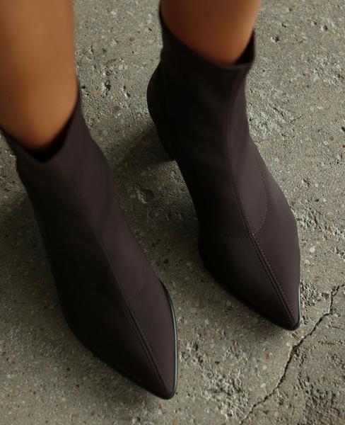 Kubelia Women's Chocolate-Colored Ankle Boots