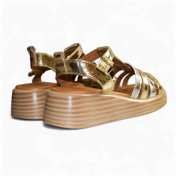 TARSILA WOMEN'S GOLD SANDALS