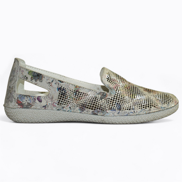 Gilveth Women's White Leather Low-Cut Shoes