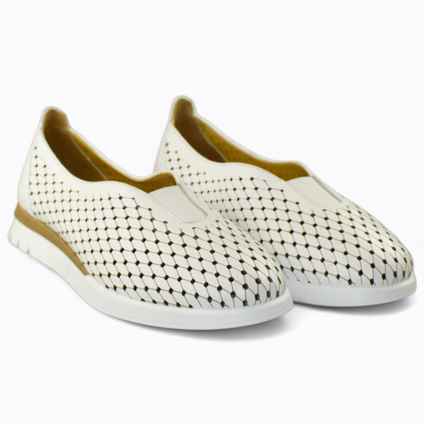 WHITE WOMEN'S LOW-TOP SHOES - UBRALIA
