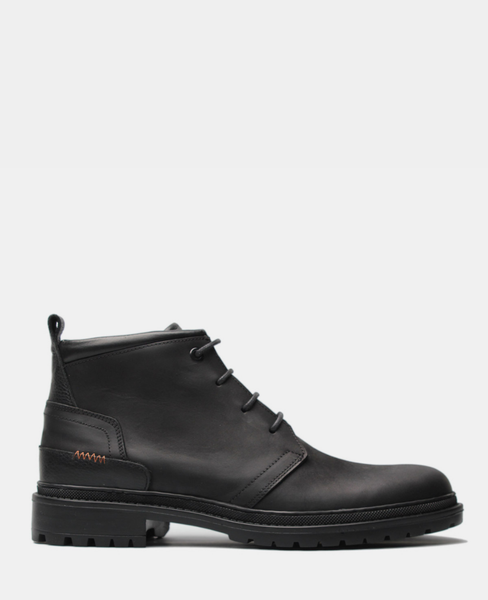 Davison Men's Black Leather Boots