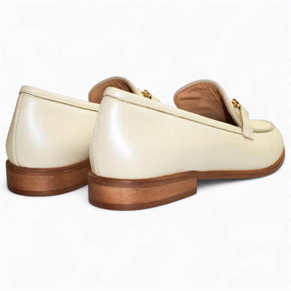 STEFFE PEARL-COLORED WOMEN'S LOW-TOP SHOES