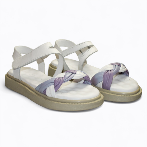 OLVARIS WOMEN'S WHITE SANDALS