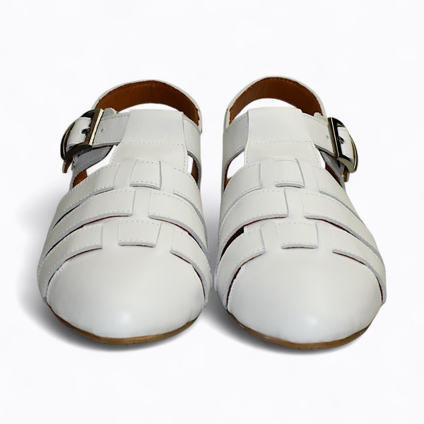 VALINDA WHITE WOMEN'S SANDALS