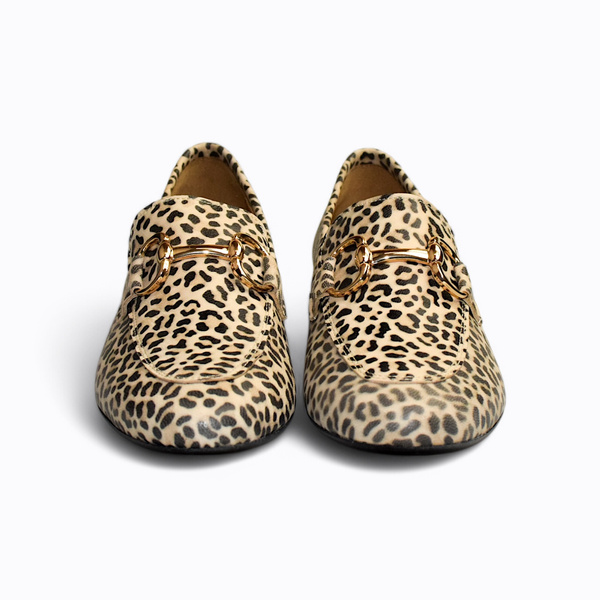 Graciel Women's Spotted Leather Low-Cut Shoes