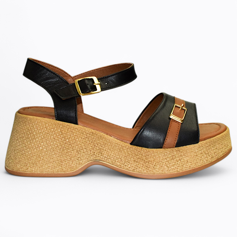 KRISELI BLACK WOMEN'S SANDALS