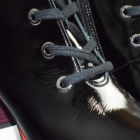 SKÓRZANE CZARNE BOTKI DAMSKIE BILKI