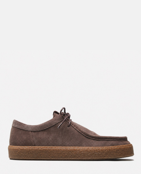 Solvrin Men's Gray Leather Low-Top Shoes