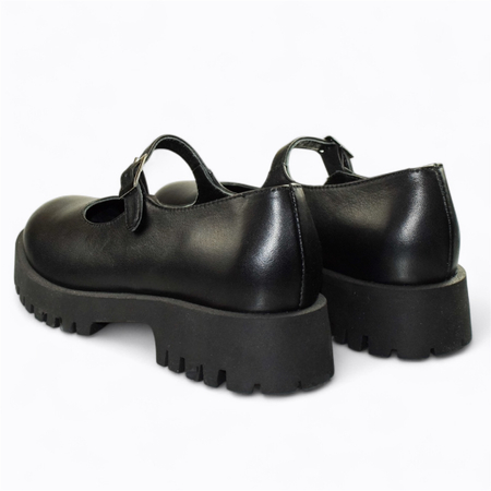 CZARNE PÓŁBUTY DAMSKIE GARINIA