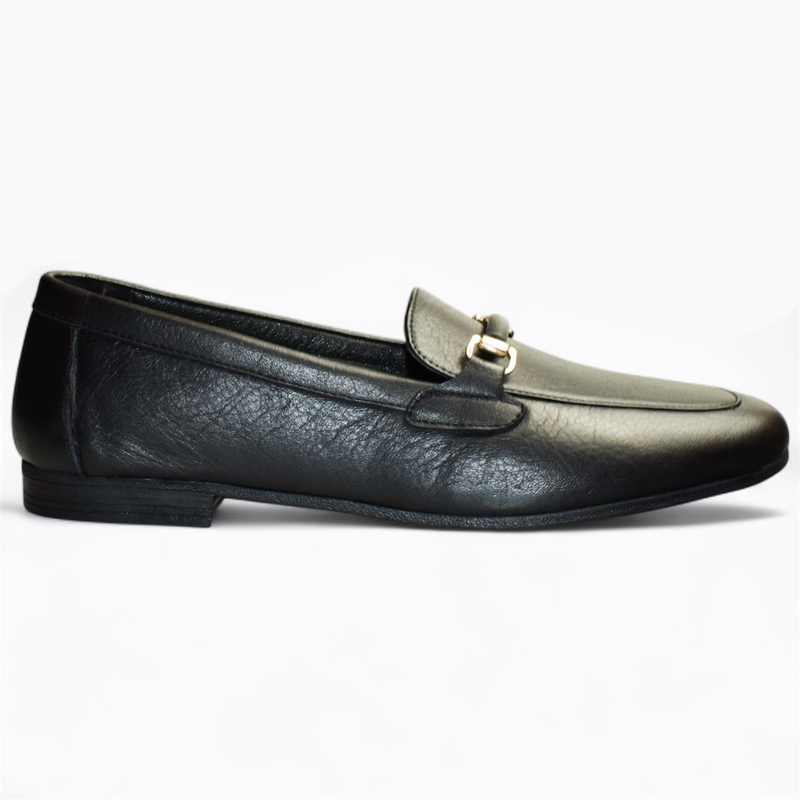 JONVITA WOMEN'S BLACK LOW-CUT SHOES