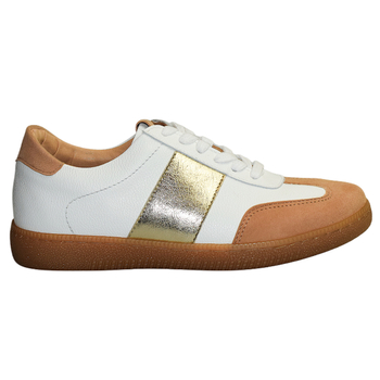 Biało-beżowe sneakersy TETERIA