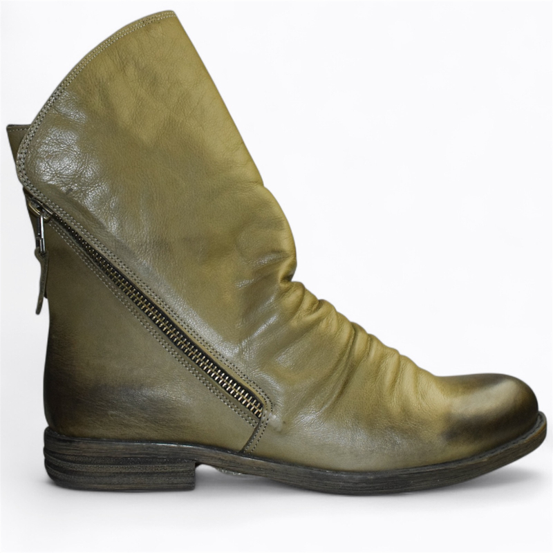 Zielone botki damskie Caliona