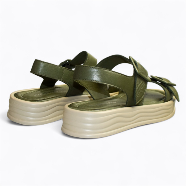 CHARINA WOMEN'S OLIVE SANDALS