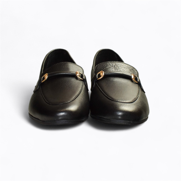JONVITA WOMEN'S BLACK LOW-CUT SHOES