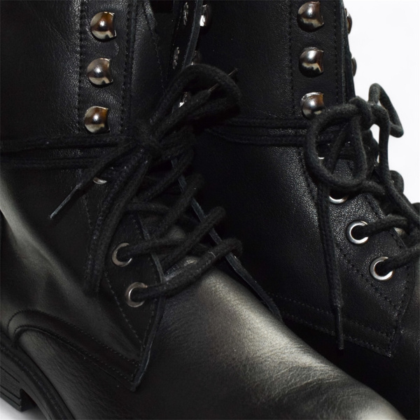 Tivalin Women's Black Leather Boots