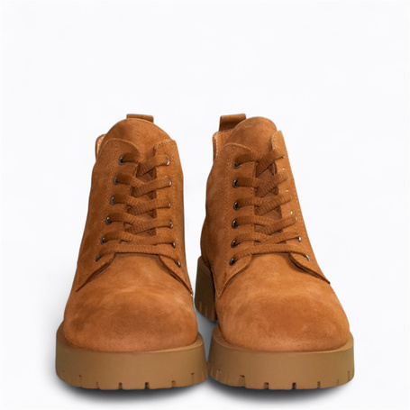 Serenti Women's Red Leather Boots