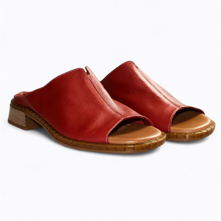 RAVIOLA WOMEN'S RED FLIP-FLOPS