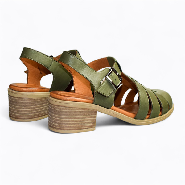 DARLINA WOMEN'S OLIVE SANDALS