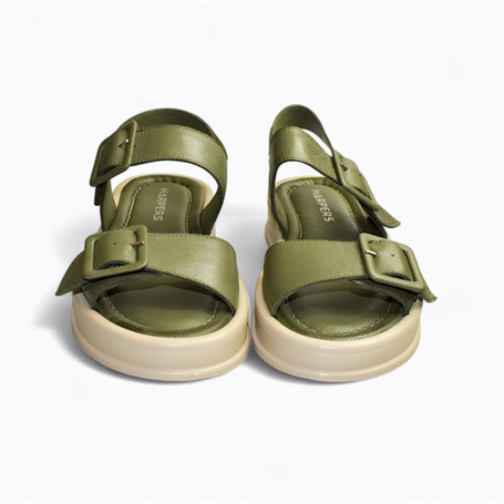 CHARINA WOMEN'S OLIVE SANDALS