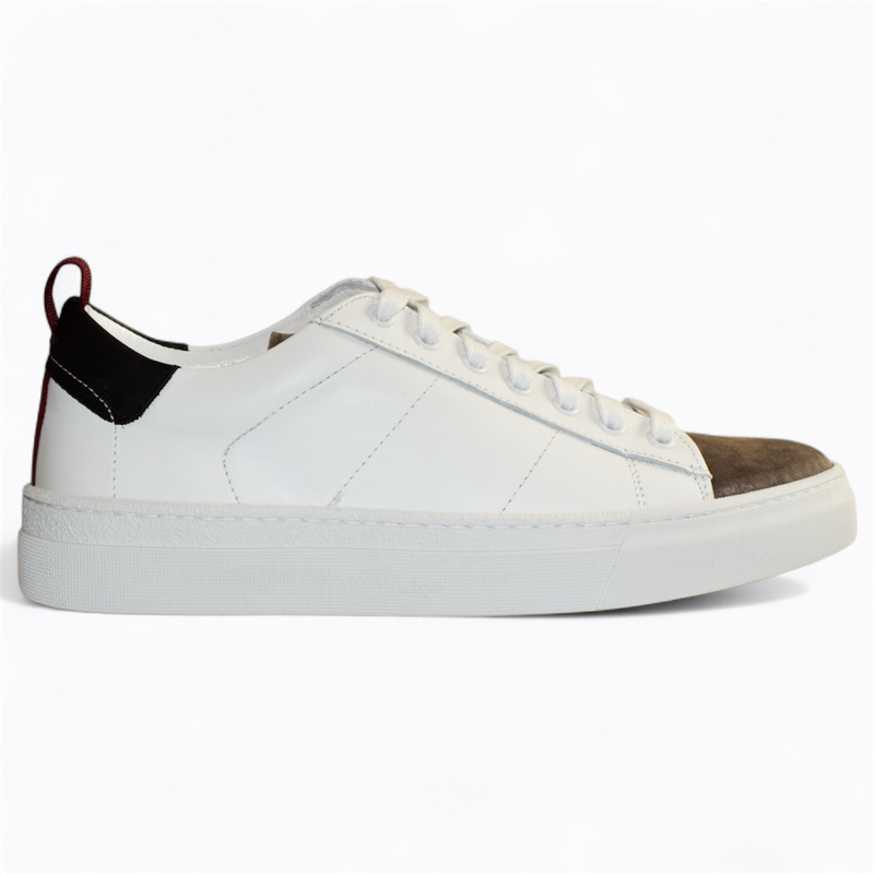 BIAŁE SNEAKERSY MĘSKIE BRANIEL