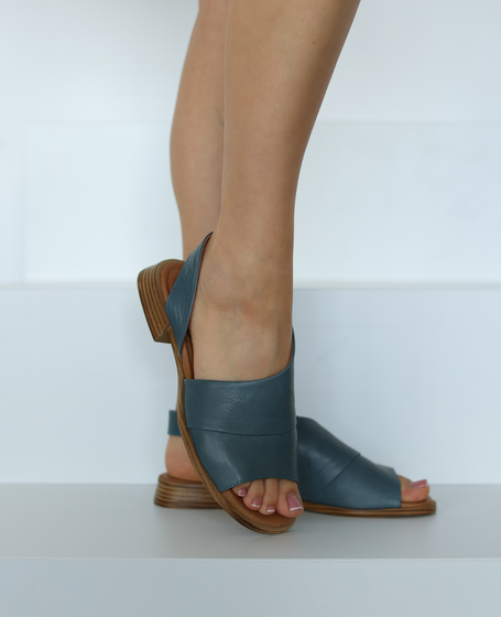 Alejandri Women's Leather Denim Sandals
