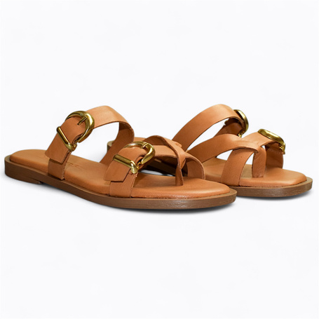 RED WOMEN'S FLIP-FLOPS BY ADRIVIA