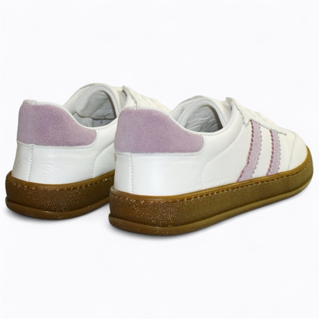 SKÓRZANE BIAŁE SNEAKERSY DAMSKIE MAGLINE