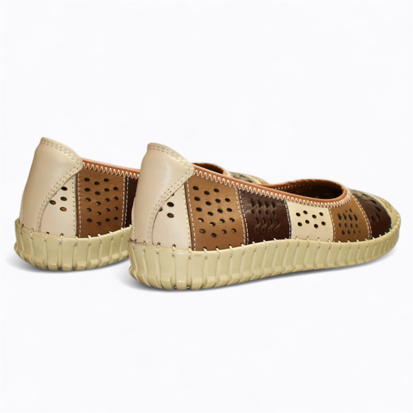 IMARIEL MULTICOLORED WOMEN'S BALLERINA FLATS