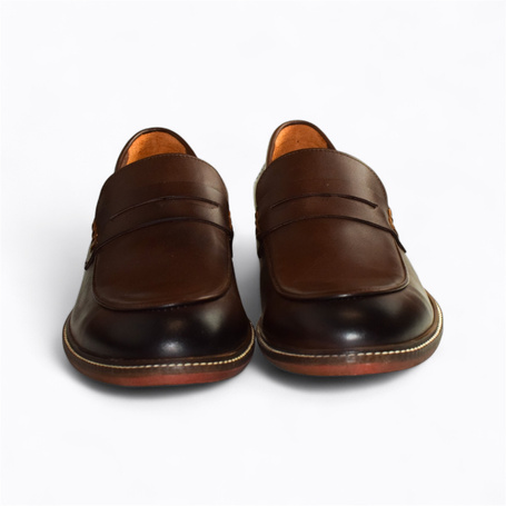 Cedrian Men's Brown Leather Low-Cut Shoes