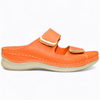 POMARAŃCZOWE KLAPKI DAMSKIE SENNITA