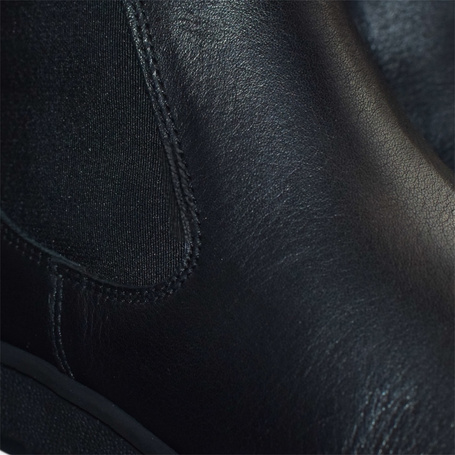Avanise Black Leather Women's Barefoot Ankle Boots