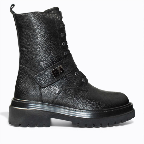 Olirina Women's Black Leather Boots