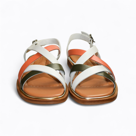 MILNORI WHITE WOMEN'S SANDALS