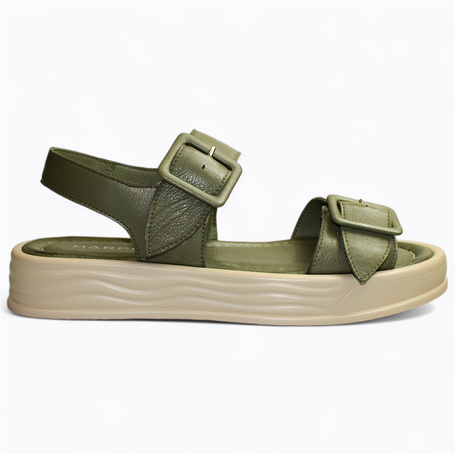 CHARINA WOMEN'S OLIVE SANDALS