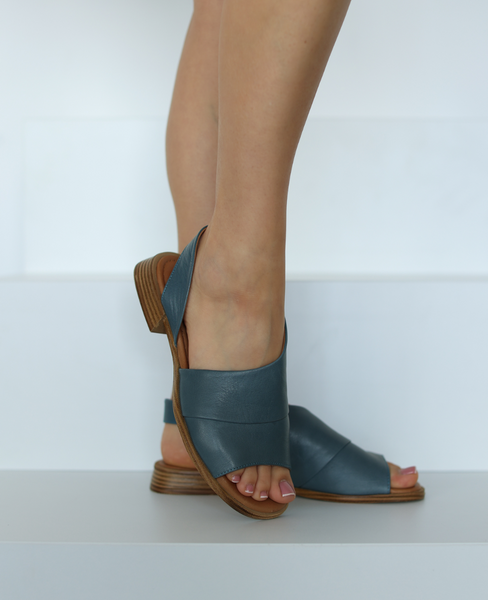 Alejandri Women's Leather Denim Sandals