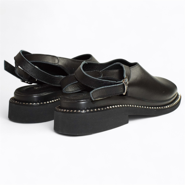 MEGDALI BLACK WOMEN'S SANDALS