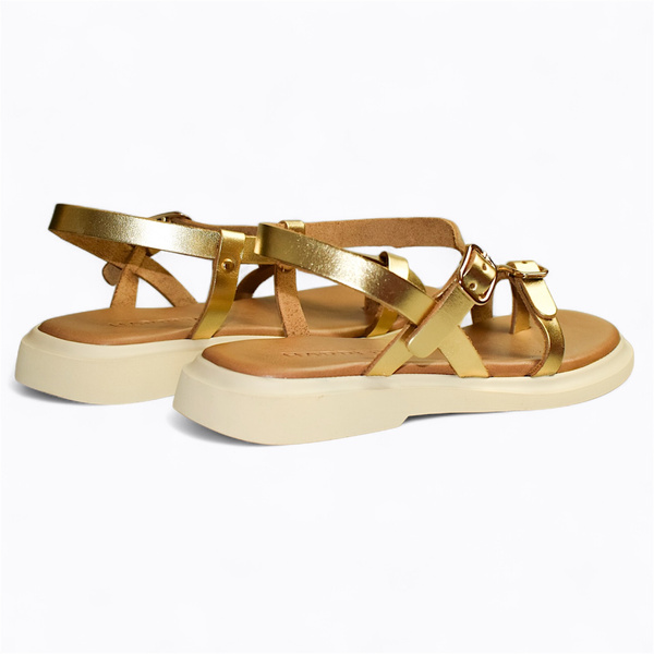 PREZINE WOMEN'S GOLD SANDALS