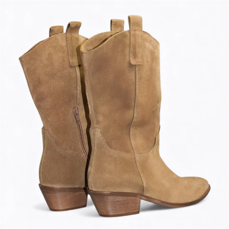 TAUPE KOWBOJKI DAMSKIE GILLIA