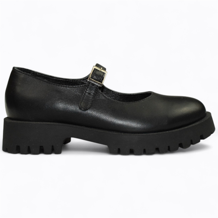 CZARNE PÓŁBUTY DAMSKIE GARINIA