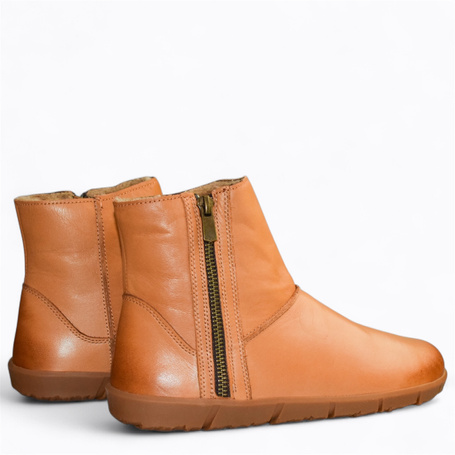 Thaliva Women's Red Leather Barefoot Boots