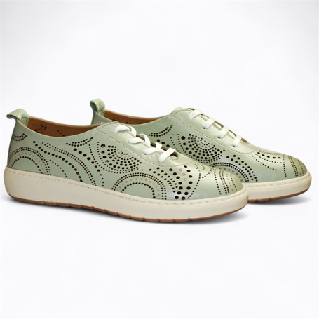 LANIVIA WOMEN'S MINT-COLORED LOW-TOP SHOES